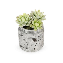 4 inch Realistic Artificial Green Succulent Plant Arrangement 8