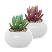 4 inch Realistic Artificial Green Succulent Plant Arrangement 2